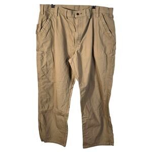 Carhartt Carpenter Pants Men's 40X30 Brown Loose Original Fit Workwear Outdoors